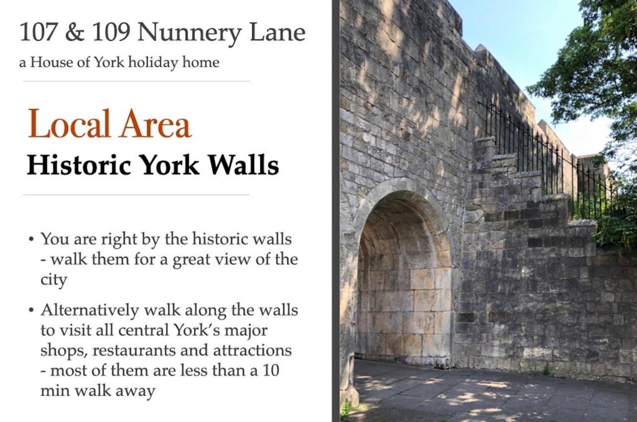 107 And 109 Nunnery Lane Villa York Buitenkant foto